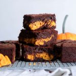 ricetta-pumpkin-brownies-con-ripieno-cremoso-alla-zucca