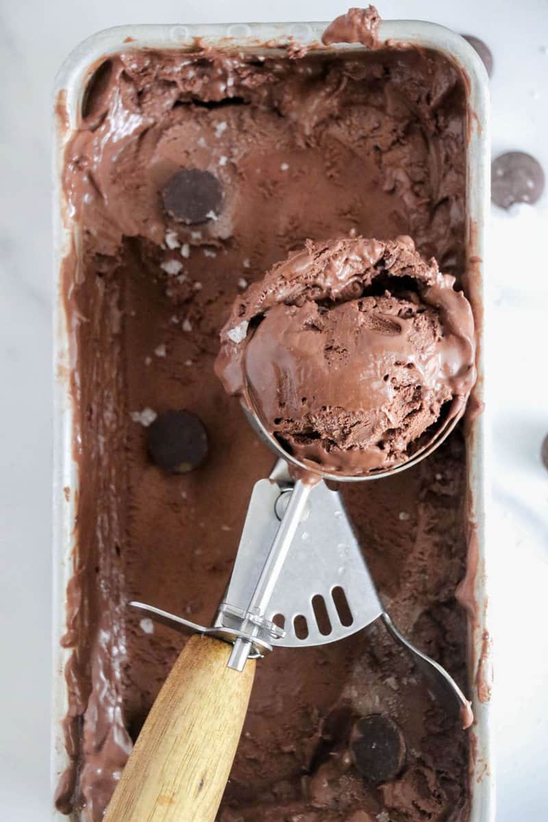 Gelato al Cioccolato Fondente Senza Gelatiera